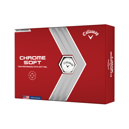 Chrome Soft Custom Logo Golf Balls