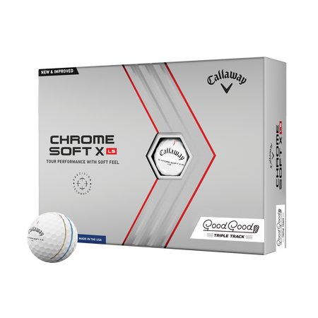Limited Edition Chrome Soft X LS Triple Track 'Good Good' Golf Balls